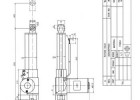aktuator 400mm 200kg